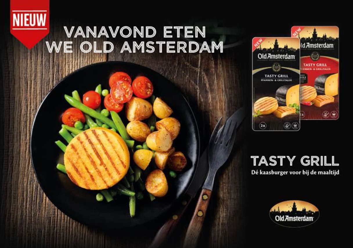 Old Amsterdam introduceert nieuw product voor de avondmaaltijd: Tasty Grill